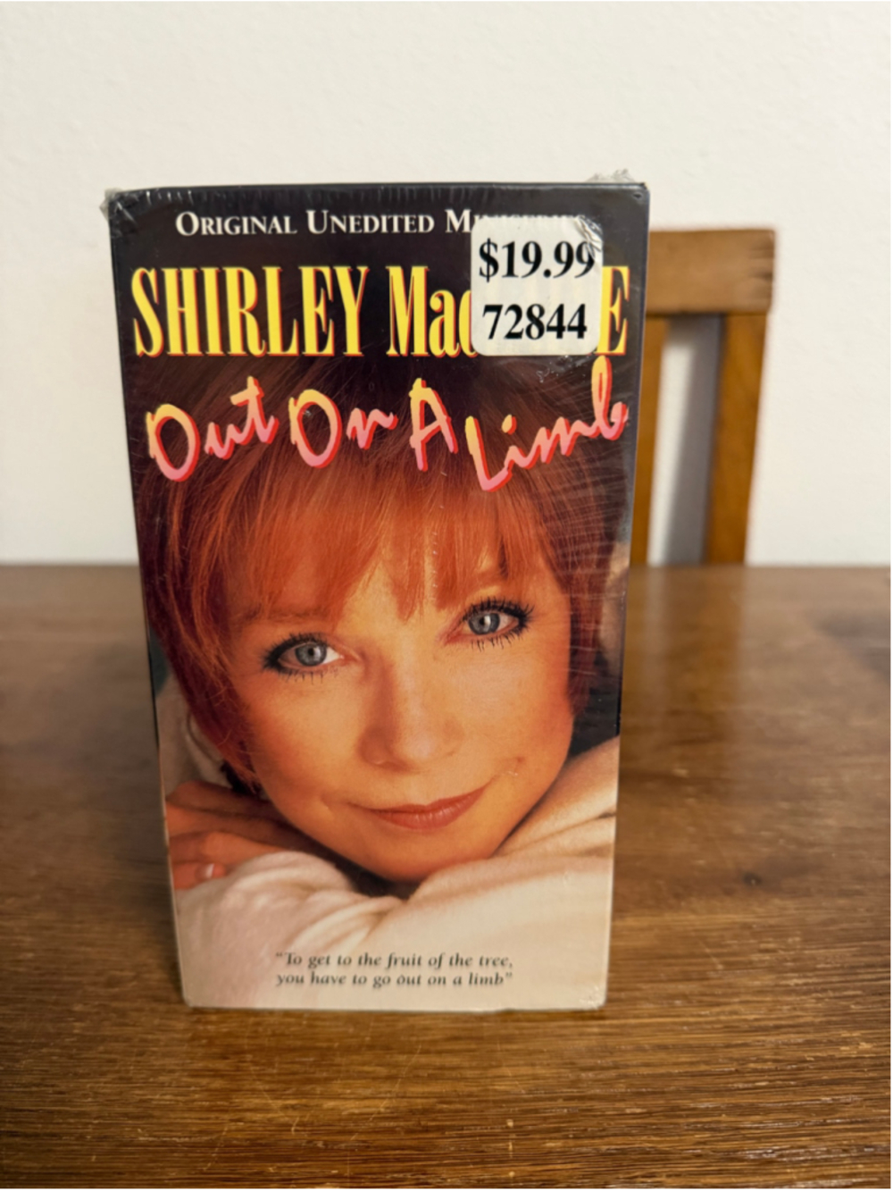 Shirley MacLaine Out on a Limb VHS 3 Tape Set NEW SEALED Anchor Bay Miniseries